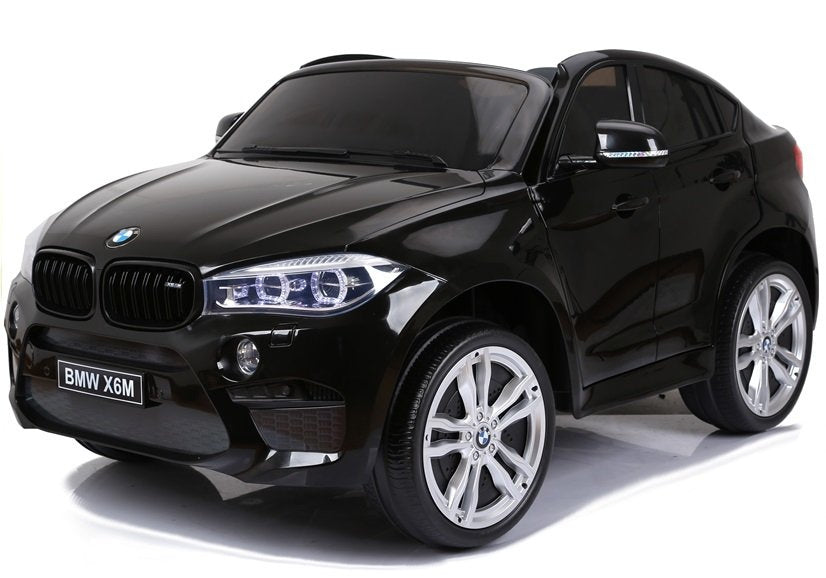 NAUJAS BMW X6M juodas – elektrinis vaikiškas automobilis