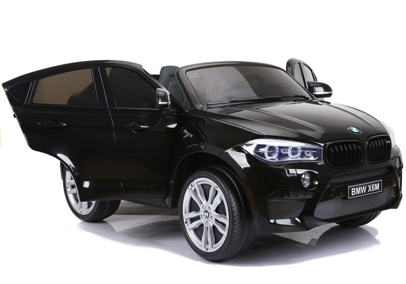 NAUJAS BMW X6M juodas – elektrinis vaikiškas automobilis