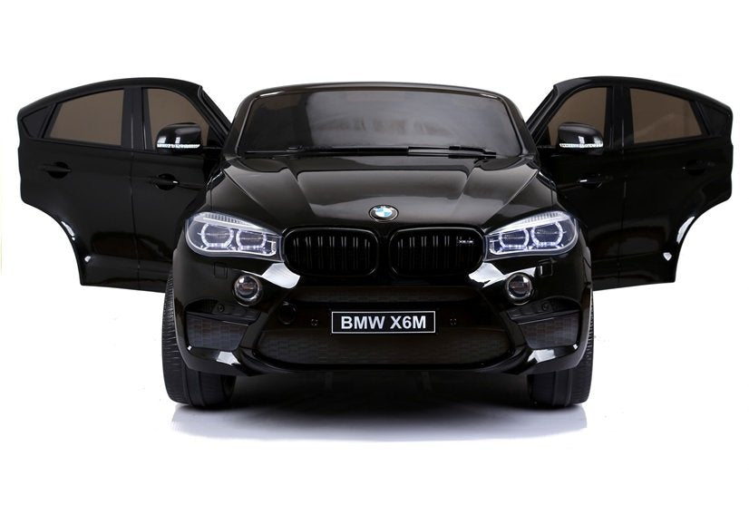 NAUJAS BMW X6M juodas – elektrinis vaikiškas automobilis