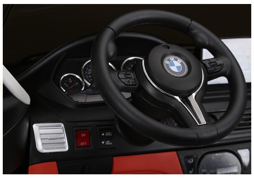 NAUJAS BMW X6M juodas – elektrinis vaikiškas automobilis