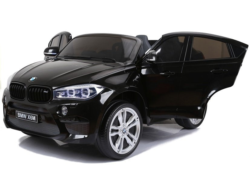 NAUJAS BMW X6M juodas – elektrinis vaikiškas automobilis