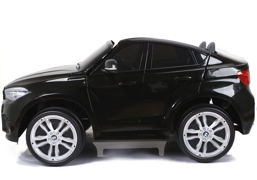 NAUJAS BMW X6M juodas – elektrinis vaikiškas automobilis