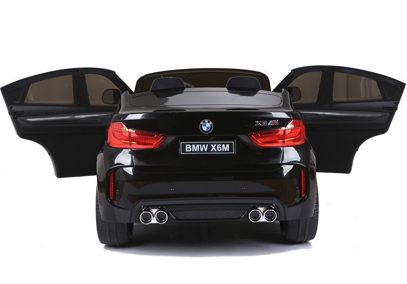 NAUJAS BMW X6M juodas – elektrinis vaikiškas automobilis