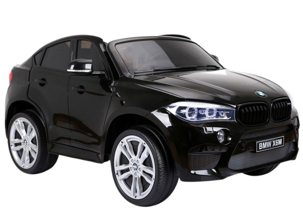 NAUJAS BMW X6M juodas – elektrinis vaikiškas automobilis
