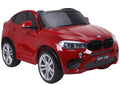 NAUJAS BMW X6M raudonas – elektrinis vaikiškas automobilis