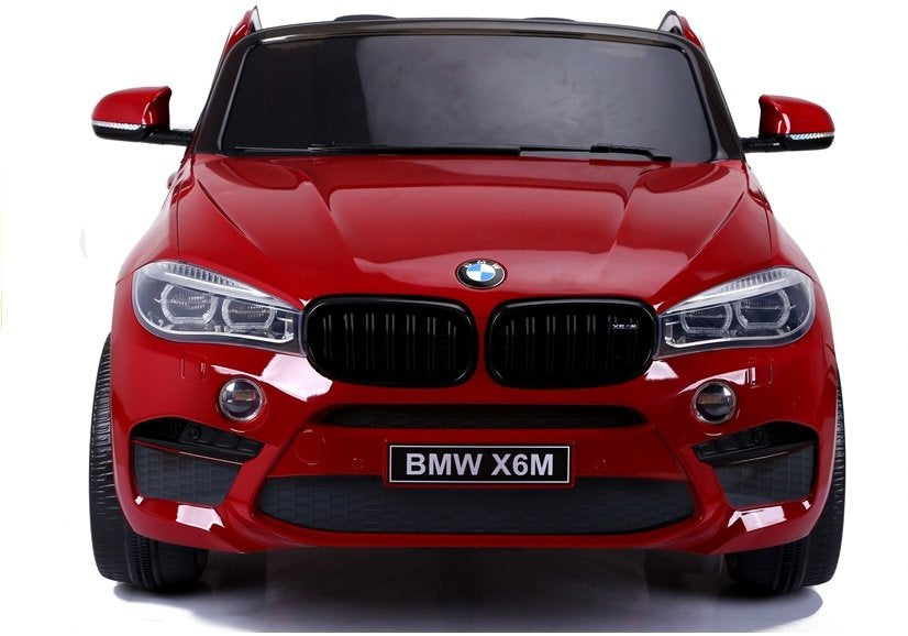 NAUJAS BMW X6M raudonas – elektrinis vaikiškas automobilis