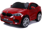 NAUJAS BMW X6M raudonas – elektrinis vaikiškas automobilis