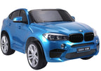 NAUJAS BMW X6M mėlynas – elektrinis vaikiškas automobilis