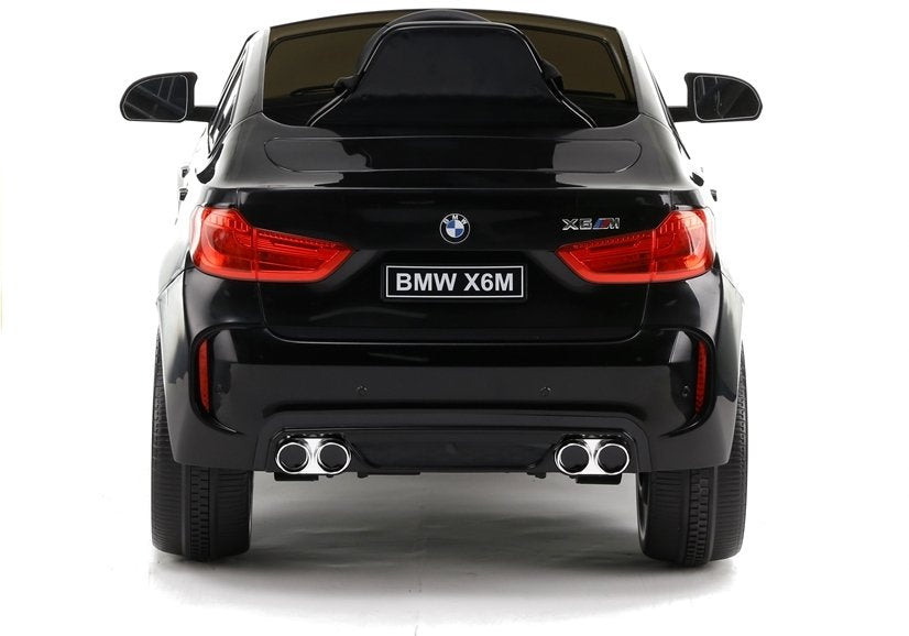 BMW X6 juodas – elektrinis vaikiškas automobilis