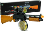 Automatinis ginklas AK 868-1 su šviesomis ir garsais 60 cm