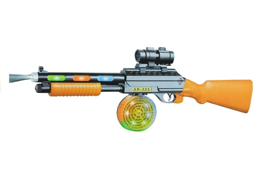 Automatinis ginklas AK 868-1 su šviesomis ir garsais 60 cm