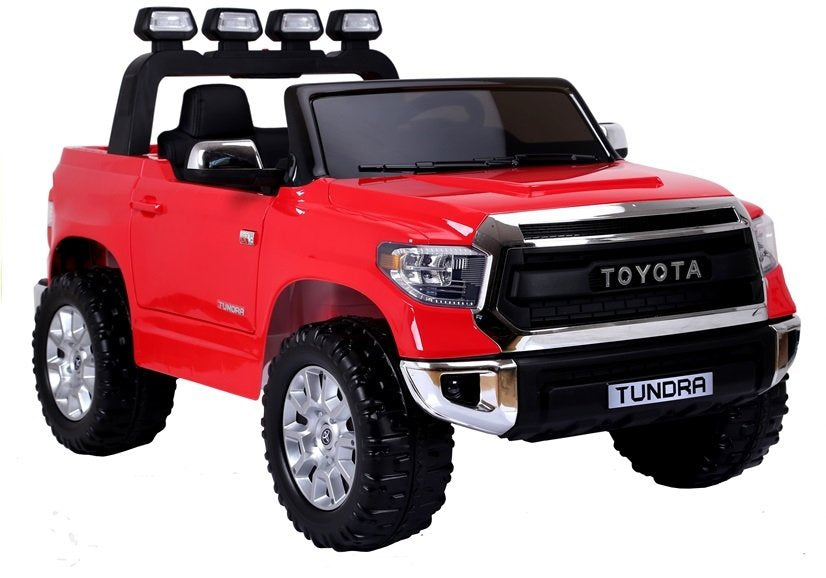 Toyota Tundra raudonas – elektrinis vaikiškas automobilis