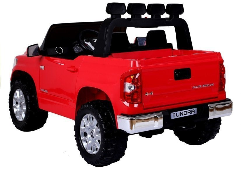 Toyota Tundra raudonas – elektrinis vaikiškas automobilis