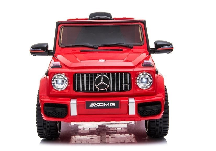 Mercedes G63 AMG elektrinis vaikiškas automobilis – raudonas