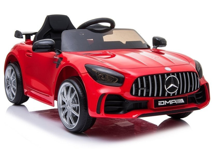 Mercedes GTR elektrinis vaikiškas automobilis – raudonas