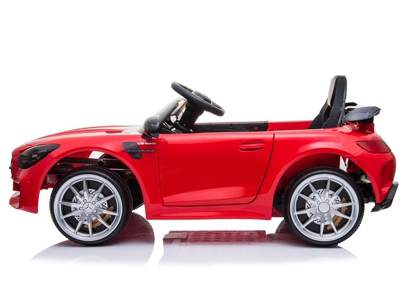 Mercedes GTR elektrinis vaikiškas automobilis – raudonas