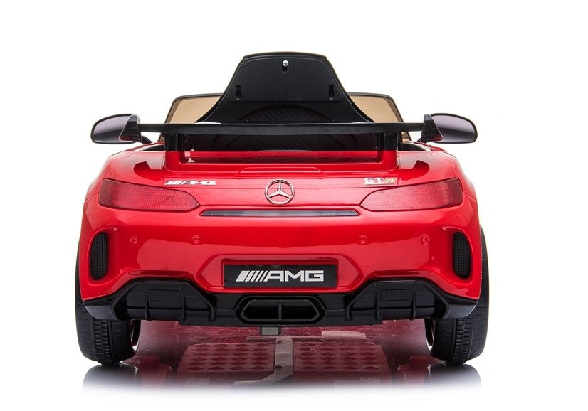 Mercedes GTR elektrinis vaikiškas automobilis – raudonas