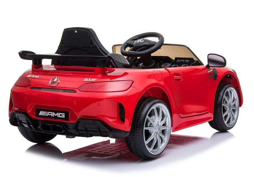 Mercedes GTR elektrinis vaikiškas automobilis – raudonas