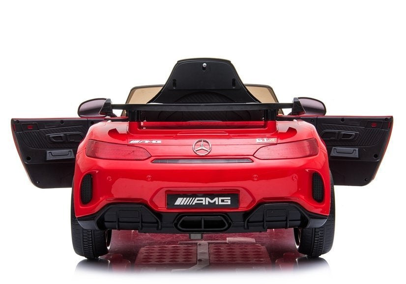 Mercedes GTR elektrinis vaikiškas automobilis – raudonas