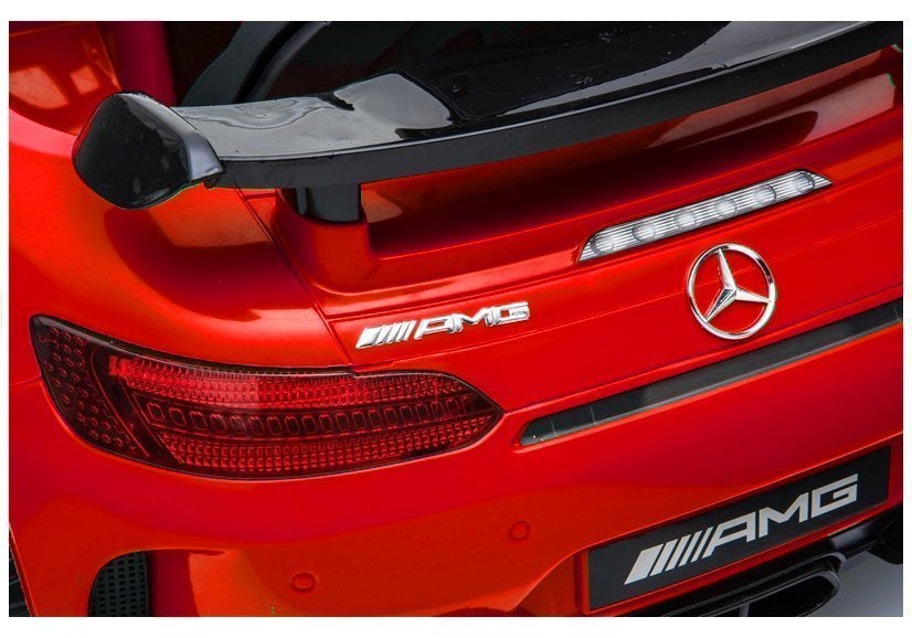 Mercedes GTR elektrinis vaikiškas automobilis – raudonas