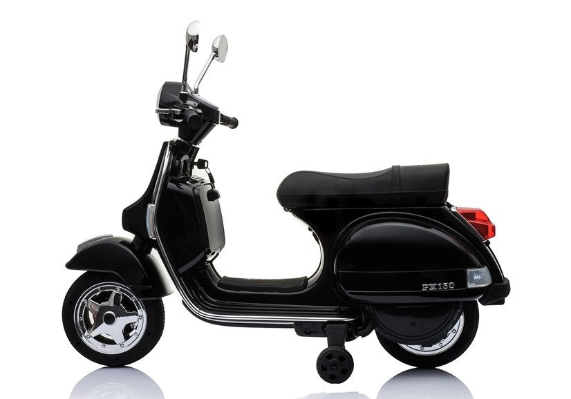 Vespa motoroleris elektrinis vaikiškas – juodas