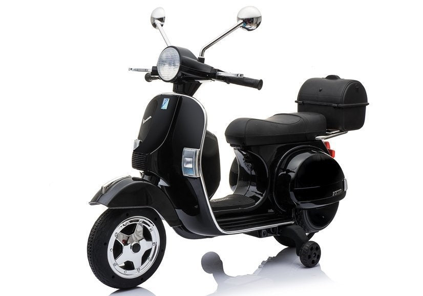 Vespa motoroleris elektrinis vaikiškas – juodas