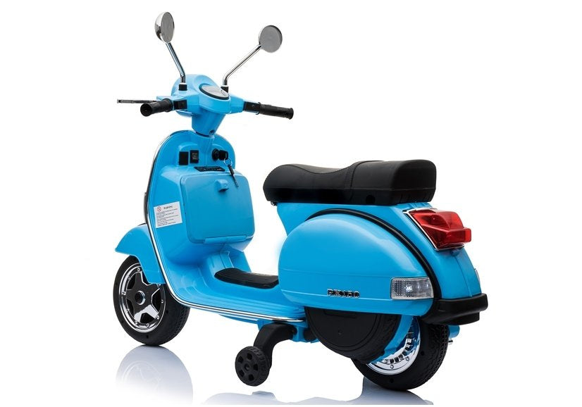 Vespa motoroleris elektrinis vaikiškas – mėlynas