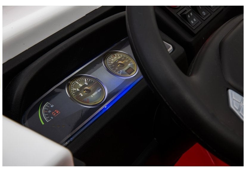 Gaisrinės automobilis raudonas – elektrinis vaikiškas automobilis