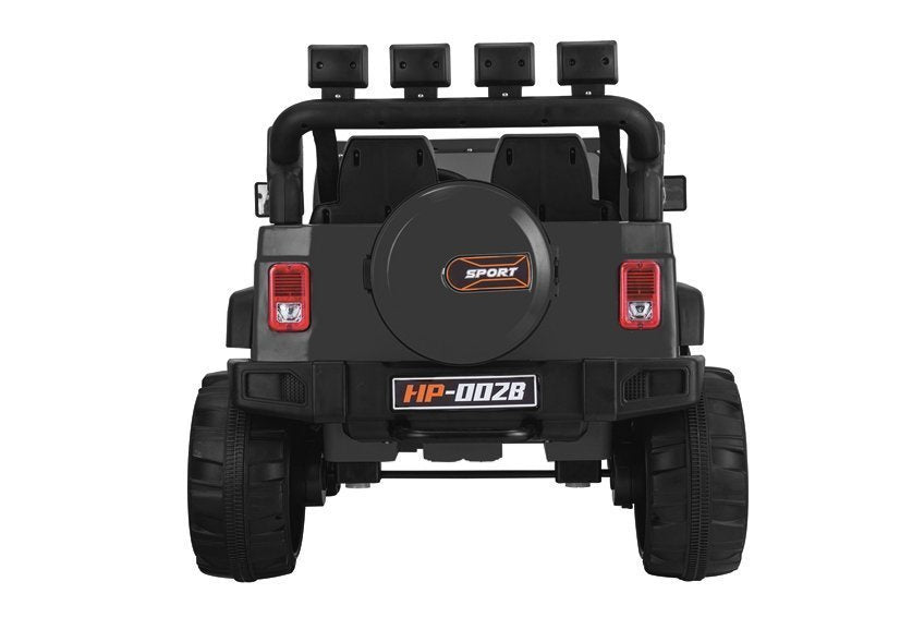 Jeep HP012 elektrinis vaikiškas automobilis – juodas