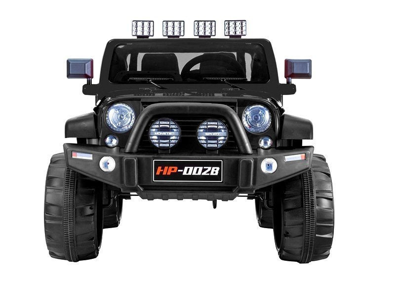 Jeep HP012 elektrinis vaikiškas automobilis – juodas