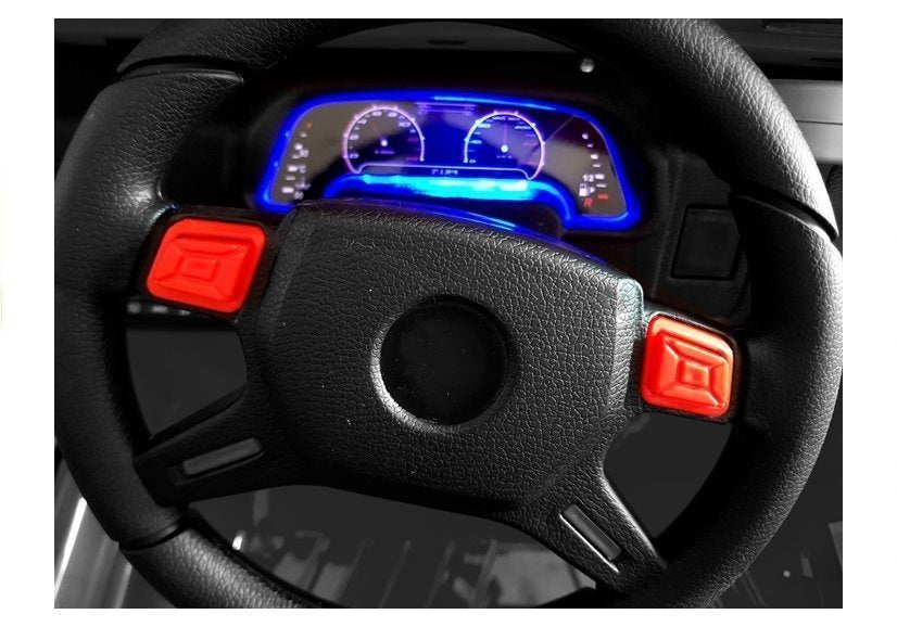 Jeep HP012 elektrinis vaikiškas automobilis – juodas