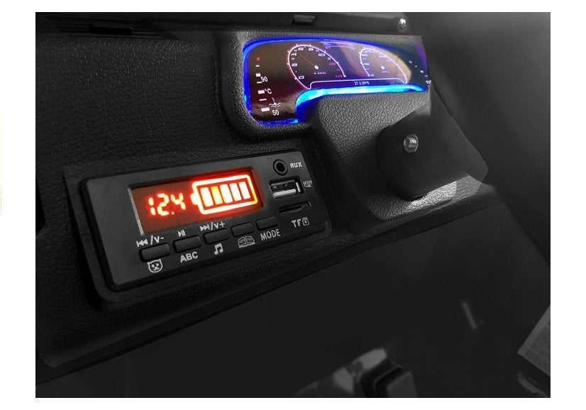 Jeep HP012 elektrinis vaikiškas automobilis – juodas
