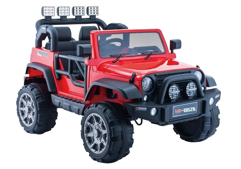 Jeep HP012 elektrinis vaikiškas automobilis – raudonas