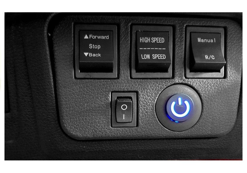 Jeep HP012 elektrinis vaikiškas automobilis – raudonas