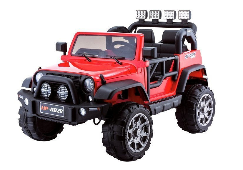 Jeep HP012 elektrinis vaikiškas automobilis – raudonas