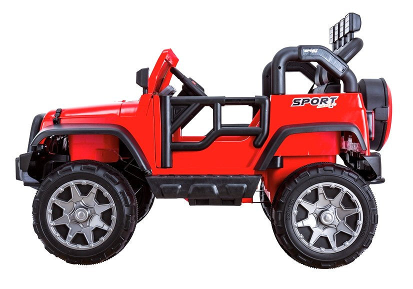 Jeep HP012 elektrinis vaikiškas automobilis – raudonas