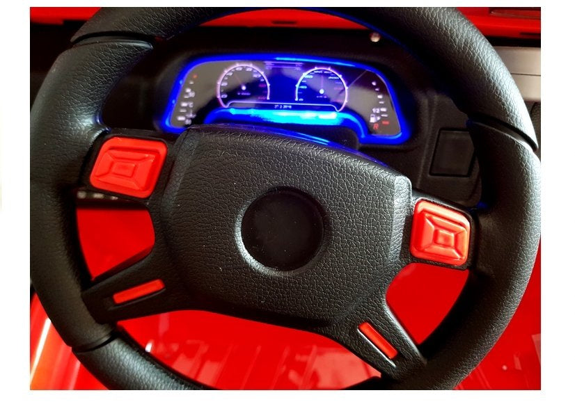 Jeep HP012 elektrinis vaikiškas automobilis – raudonas