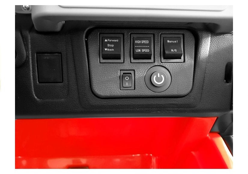 Jeep HP012 elektrinis vaikiškas automobilis – raudonas