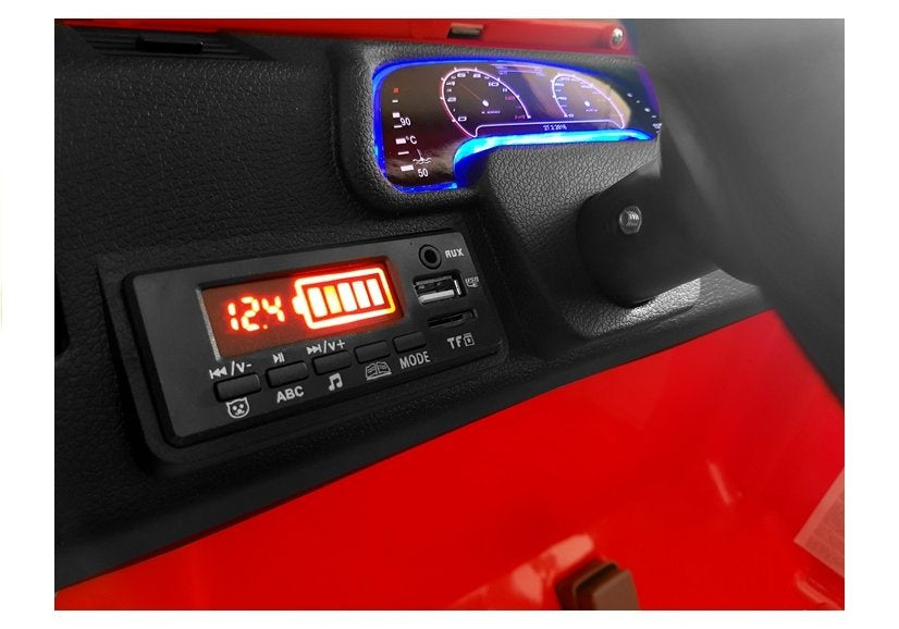 Jeep HP012 elektrinis vaikiškas automobilis – raudonas