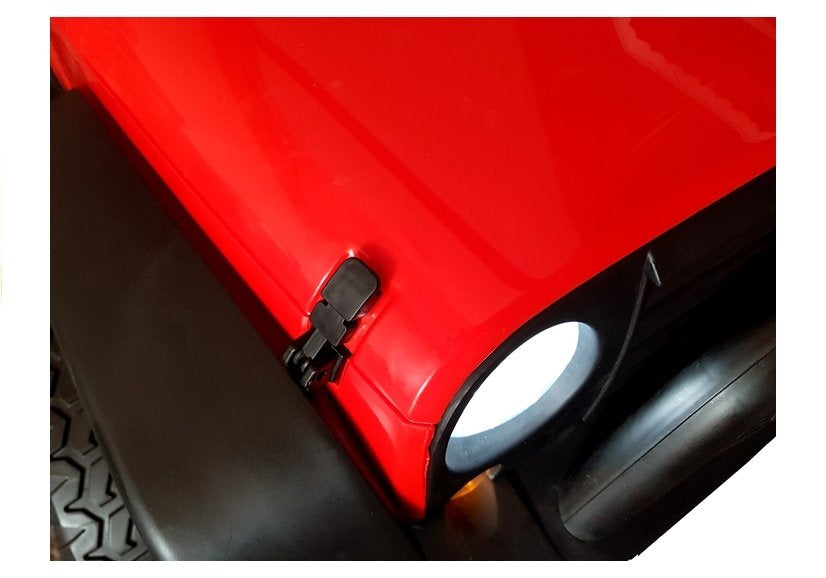 Jeep HP012 elektrinis vaikiškas automobilis – raudonas