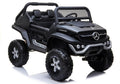 Elektrinis vaikiškas automobilis Mercedes Unimog juodas