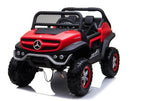 Elektrinis vaikiškas automobilis Mercedes Unimog raudonas