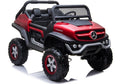 Elektrinis vaikiškas automobilis Mercedes Unimog raudonas