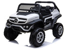 Elektrinis vaikiškas automobilis Mercedes Unimog baltas