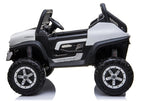 Elektrinis vaikiškas automobilis Mercedes Unimog baltas