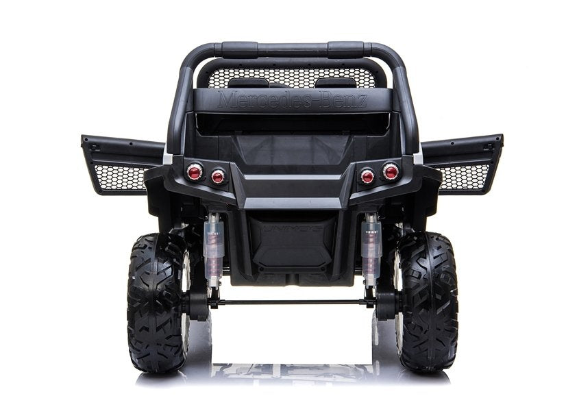 Elektrinis vaikiškas automobilis Mercedes Unimog baltas