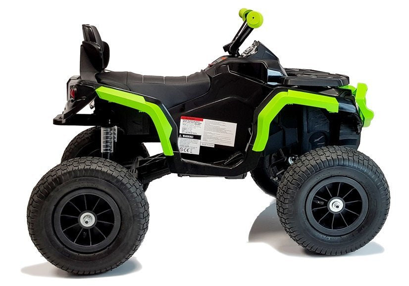 Quad BDM0906 elektrinis keturratis su pripučiamais ratais – juodas