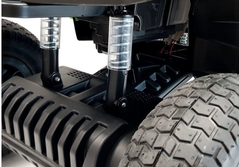 Quad BDM0906 elektrinis keturratis su pripučiamais ratais – juodas