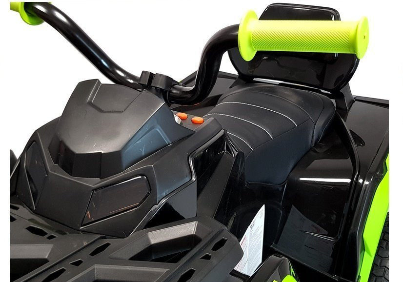 Quad BDM0906 elektrinis keturratis su pripučiamais ratais – juodas