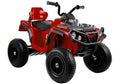 Quad BDM0906 elektrinis keturratis su pripučiamais ratais – raudonas